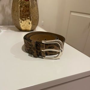 Vanzetti Cheeta leather Belt